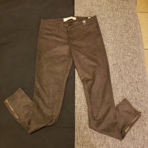 Suede pants